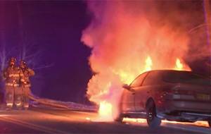 car fire trauma firemen